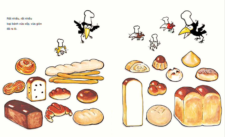 truyện tranh ehon - cửa hàng bánh mì quạ (từ 3 - 6 tuổi) (tái bản 2020) - Ảnh 5