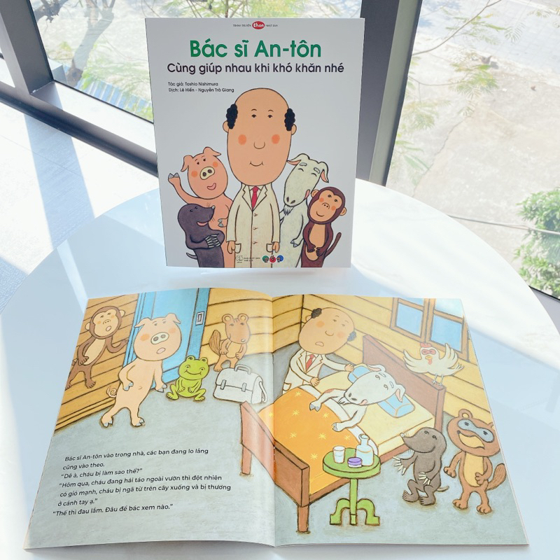 truyện tranh ehon nhật bản - bác sĩ an-tôn cùng giúp nhau khi khó khăn nhé - Ảnh 6