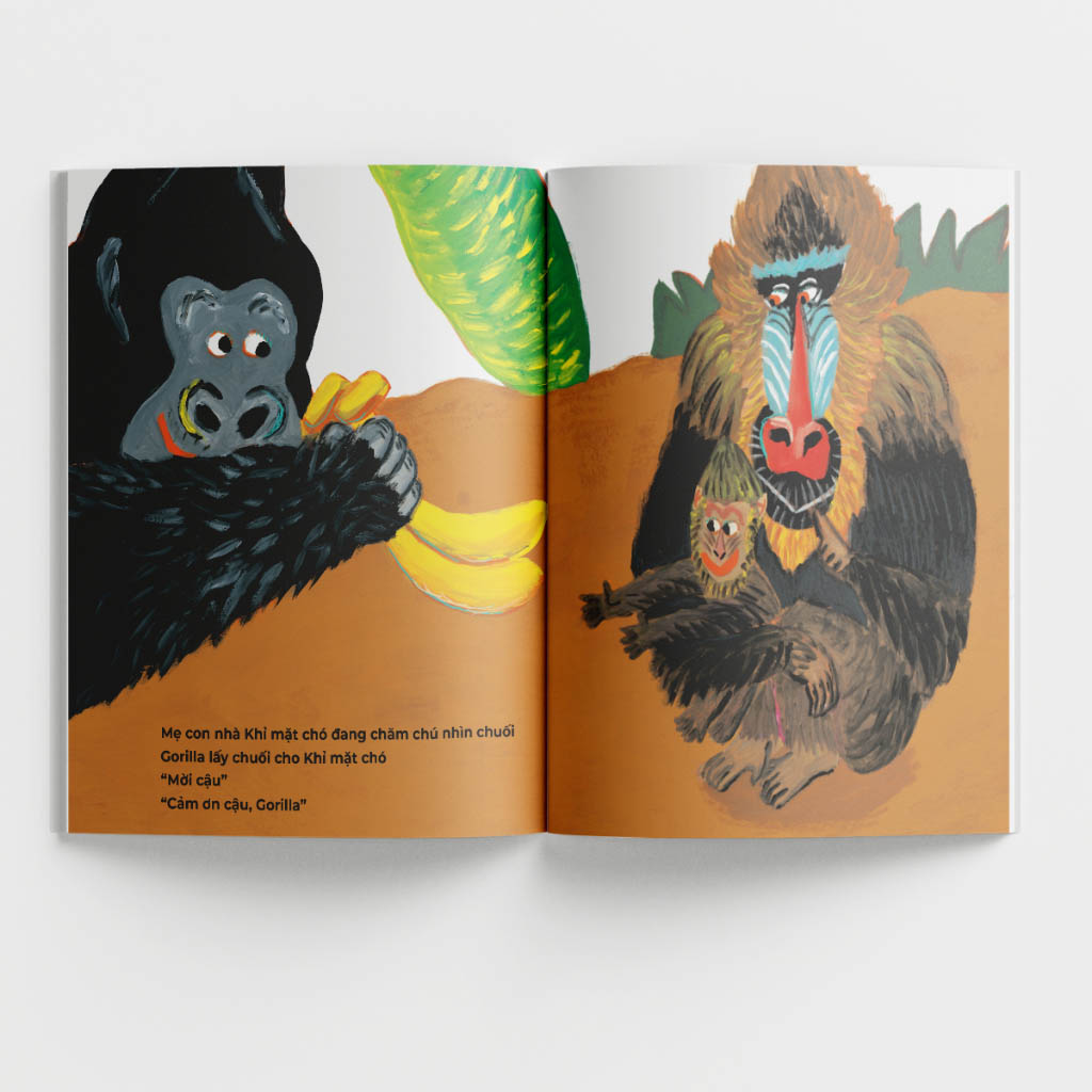 truyện tranh ehon nhật bản - bạn gorilla - Ảnh 4