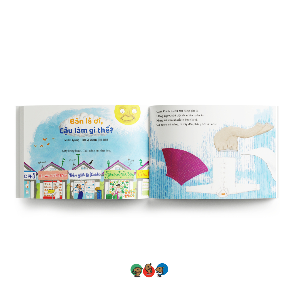 truyện tranh ehon nhật bản - bàn là ơi, cậu làm gì thế? - Ảnh 3