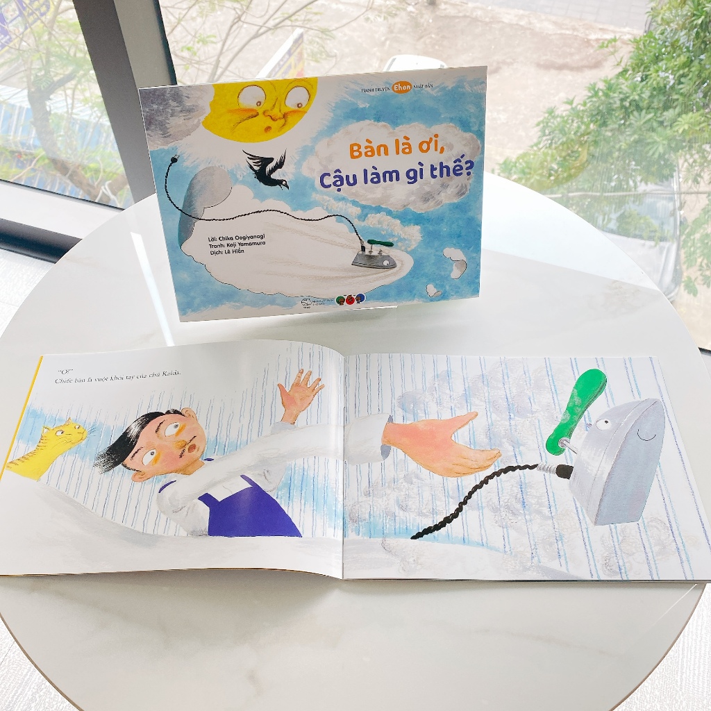 truyện tranh ehon nhật bản - bàn là ơi, cậu làm gì thế? - Ảnh 6