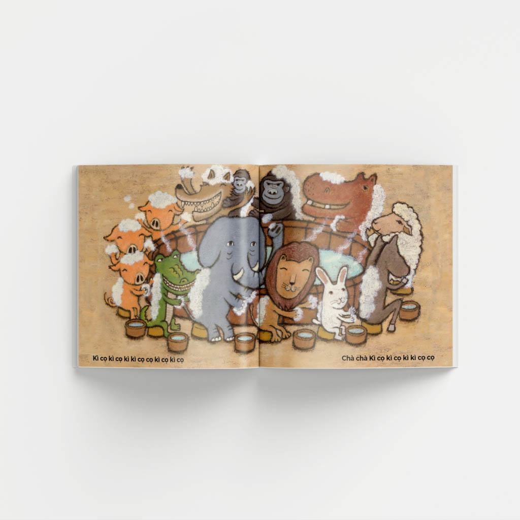 truyện tranh ehon nhật bản - bồn tắm của rừng - Ảnh 4