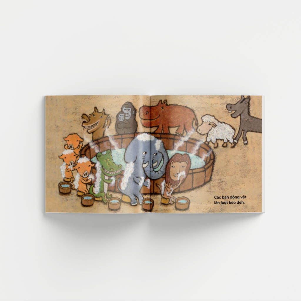 truyện tranh ehon nhật bản - bồn tắm của rừng - Ảnh 5