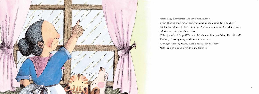 truyện tranh ehon nhật bản cho bé - mưa rơi (từ 3-6 tuổi) (tái bản 2024) - Ảnh 3