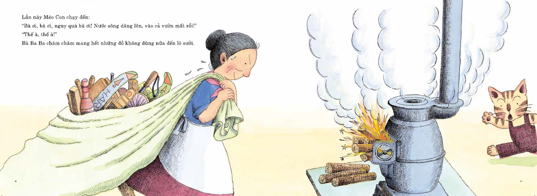 truyện tranh ehon nhật bản cho bé - mưa rơi (từ 3-6 tuổi) (tái bản 2024) - Ảnh 6