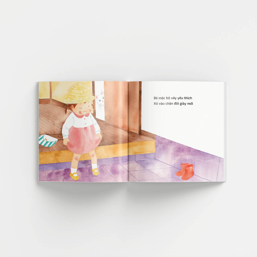 truyện tranh ehon nhật bản - đi dạo trong gió xuân - Ảnh 3