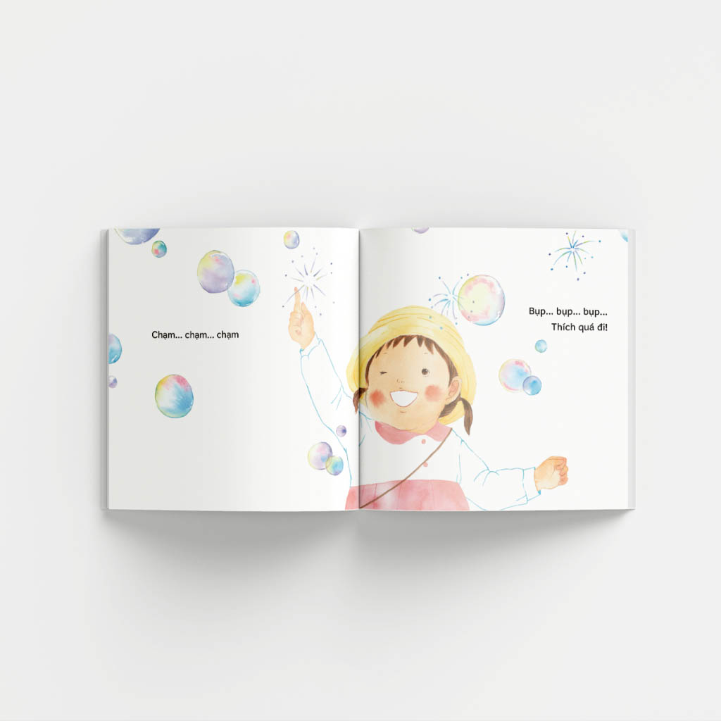 truyện tranh ehon nhật bản - đi dạo trong gió xuân - Ảnh 4