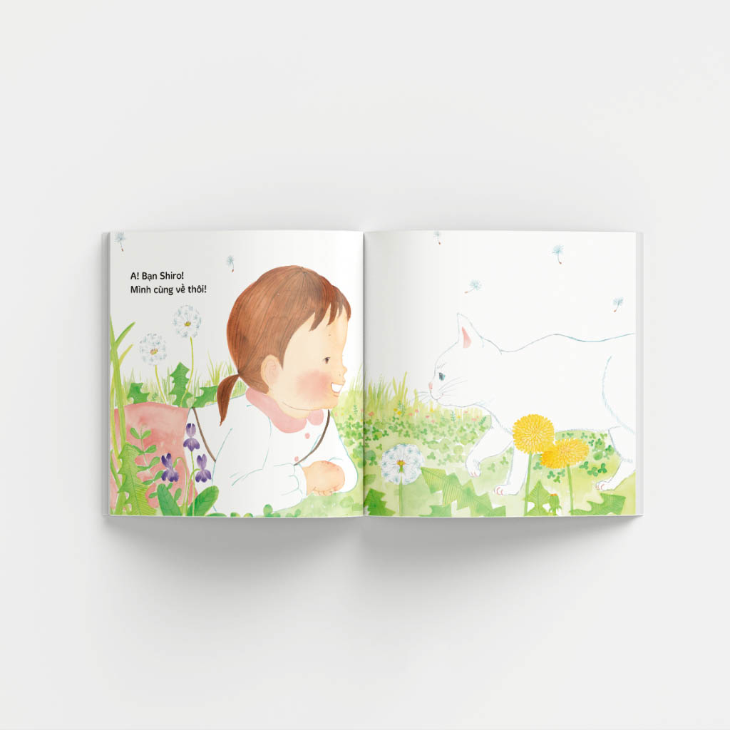 truyện tranh ehon nhật bản - đi dạo trong gió xuân - Ảnh 5