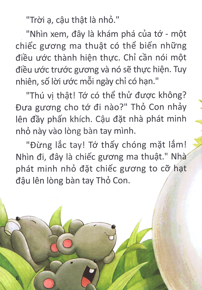 truyện tranh giáo dục thỏ con ơi - chiếc gương ma thuật - Ảnh 7