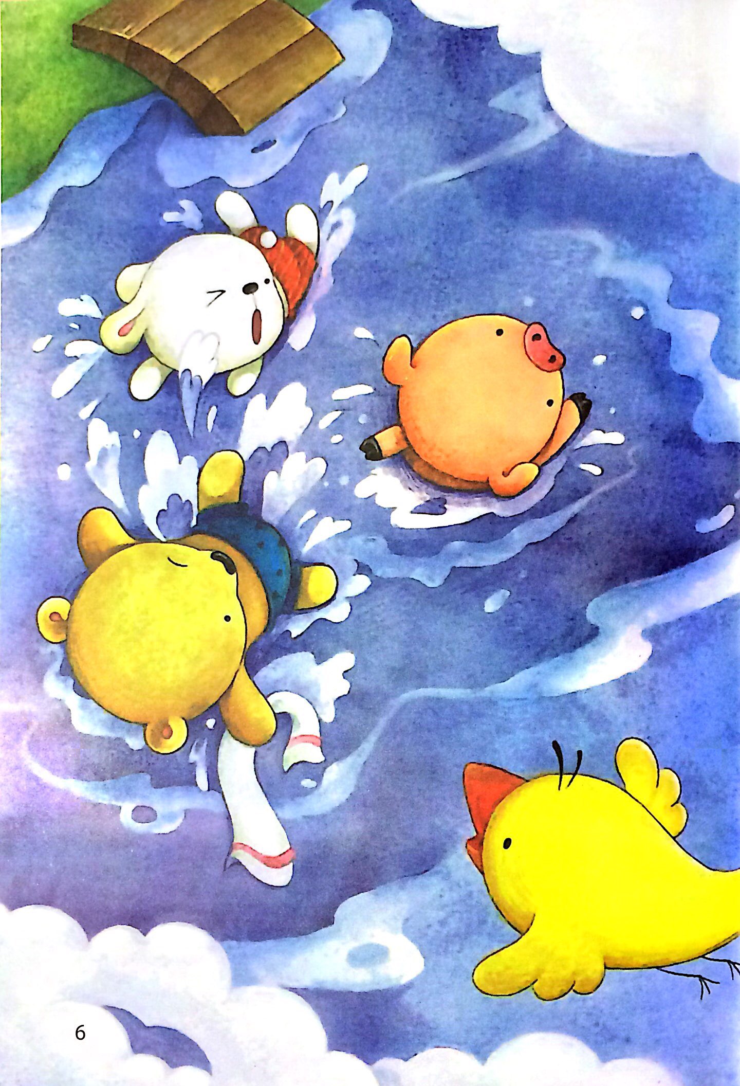 truyện tranh giáo dục thỏ con ơi - chuyến phiêu lưu trên dòng suối - Ảnh 4