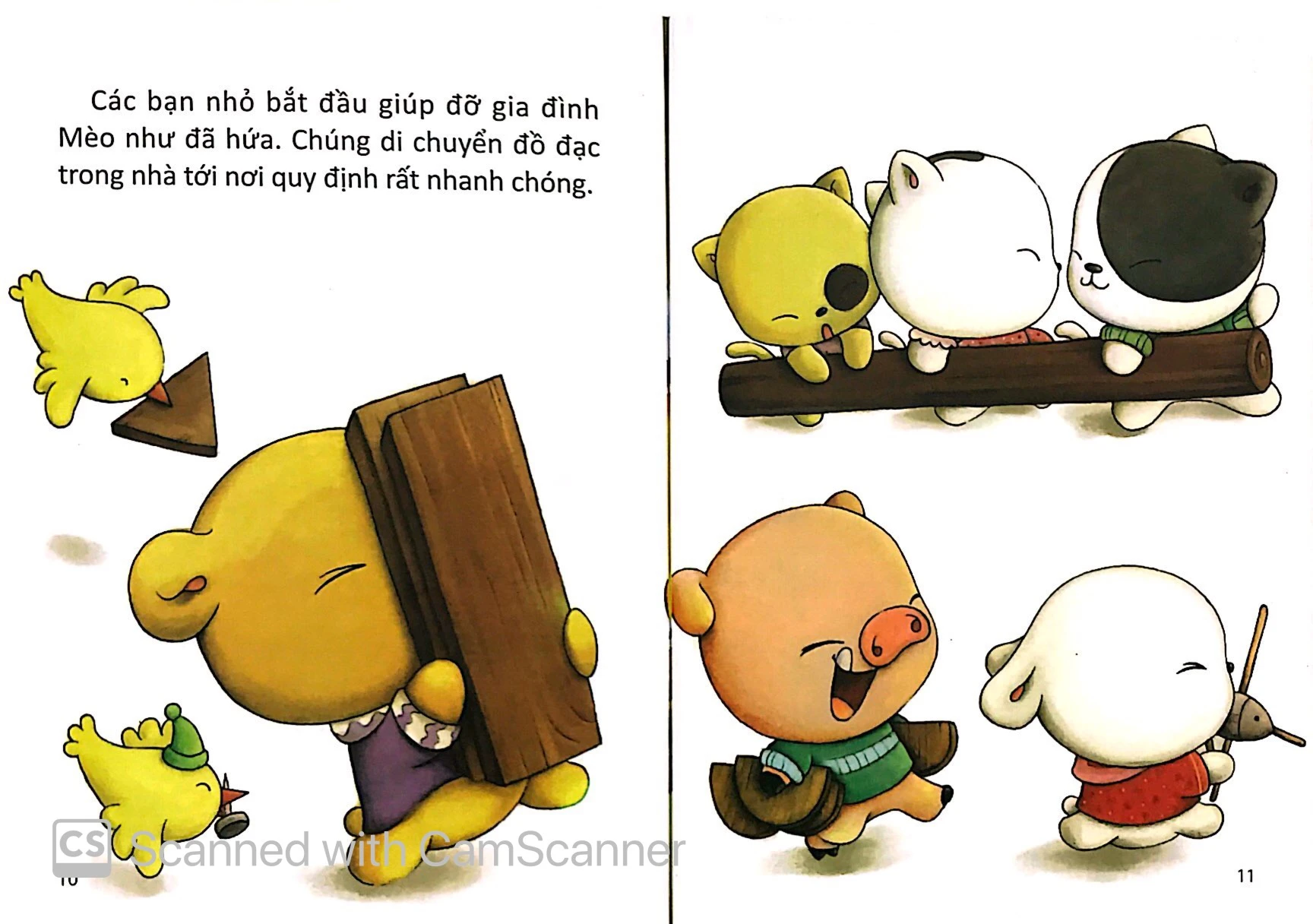 truyện tranh giáo dục thỏ con ơi - ngôi nhà cầu vồng - Ảnh 6