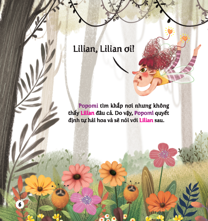 truyện tranh học viện phép thuật - rèn luyện aq cho trẻ - dạy trẻ biết chịu trách nhiệm - hoa bảy màu biến mất - Ảnh 7