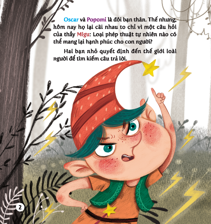 truyện tranh học viện phép thuật - rèn luyện aq cho trẻ - dạy trẻ kiên nhẫn trong giao tiếp - không, phải nghe mình - Ảnh 3