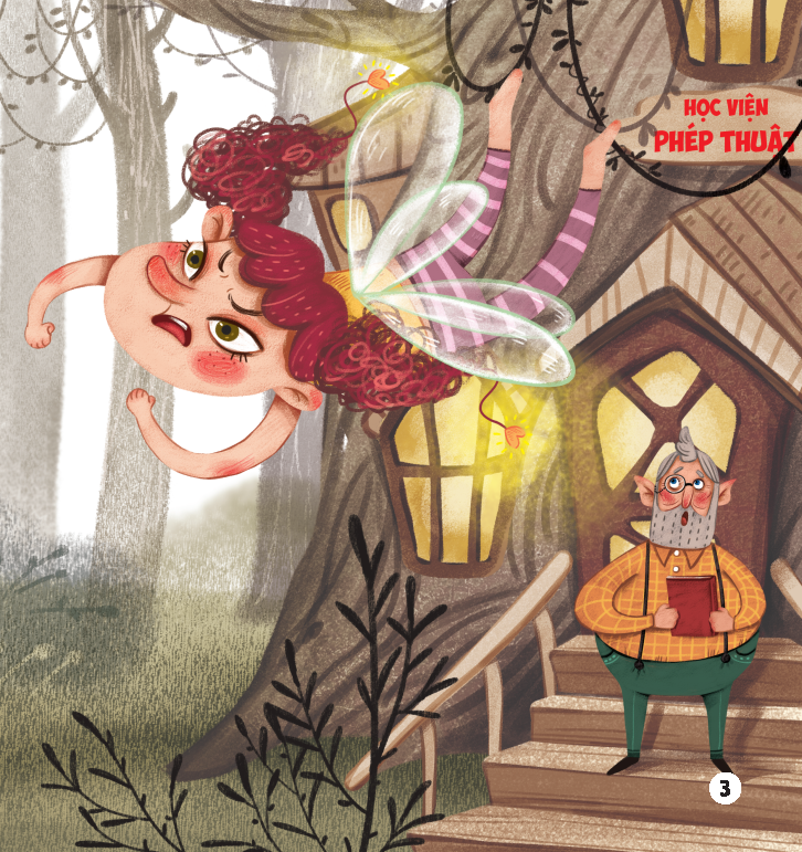 truyện tranh học viện phép thuật - rèn luyện aq cho trẻ - dạy trẻ kiên nhẫn trong giao tiếp - không, phải nghe mình - Ảnh 4