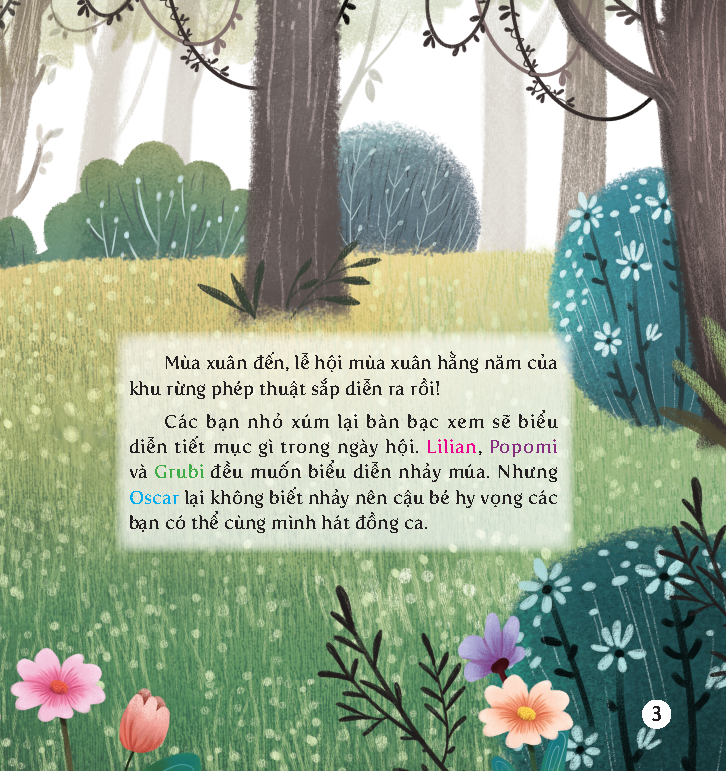 truyện tranh học viện phép thuật - rèn luyện aq cho trẻ - dạy trẻ là chình mình khi bị cô lập - oscar chỉ có một mình - Ảnh 4