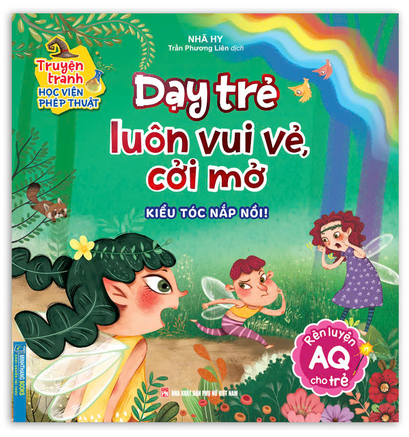 truyện tranh học viện phép thuật - rèn luyện aq cho trẻ - dạy trẻ luôn vui vẻ, cởi mở - kiểu tóc nắp nồi - Ảnh 2