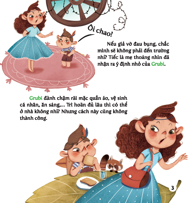 truyện tranh học viện phép thuật - rèn luyện aq cho trẻ - dạy trẻ thích nghi và độc lập - con không muốn đi học - Ảnh 4