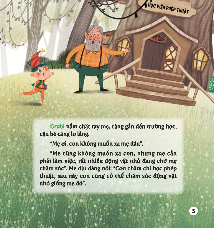 truyện tranh học viện phép thuật - rèn luyện aq cho trẻ - dạy trẻ thích nghi và độc lập - con không muốn đi học - Ảnh 6