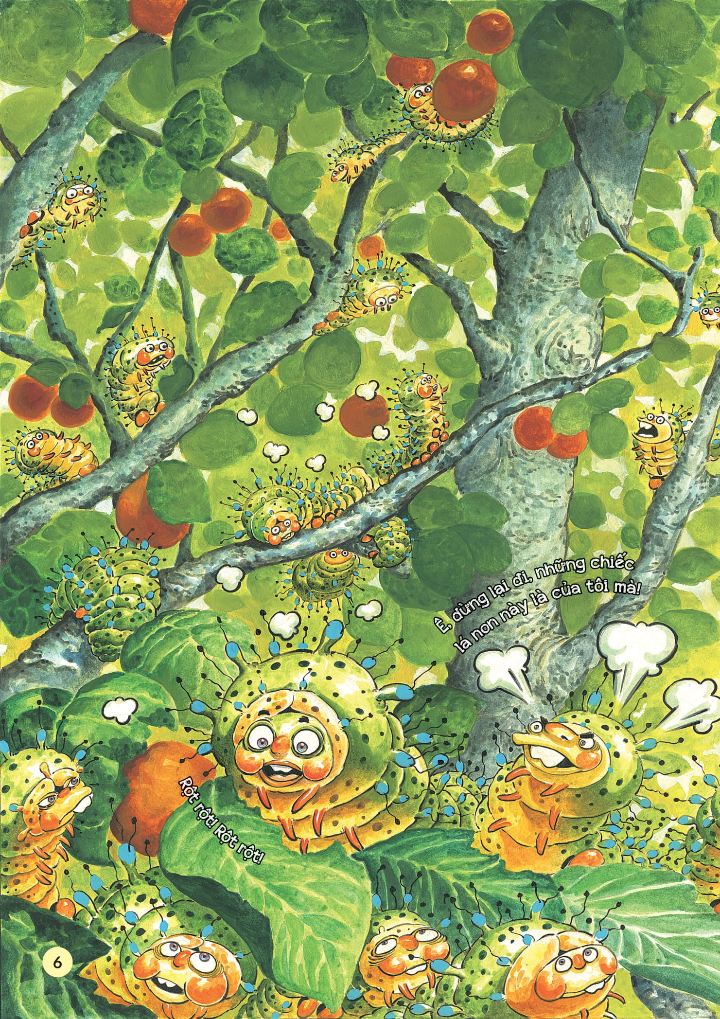 truyện tranh khoa học về các loài côn trùng - anh chàng kiên định - bướm đêm chim công khổng lồ - Ảnh 5