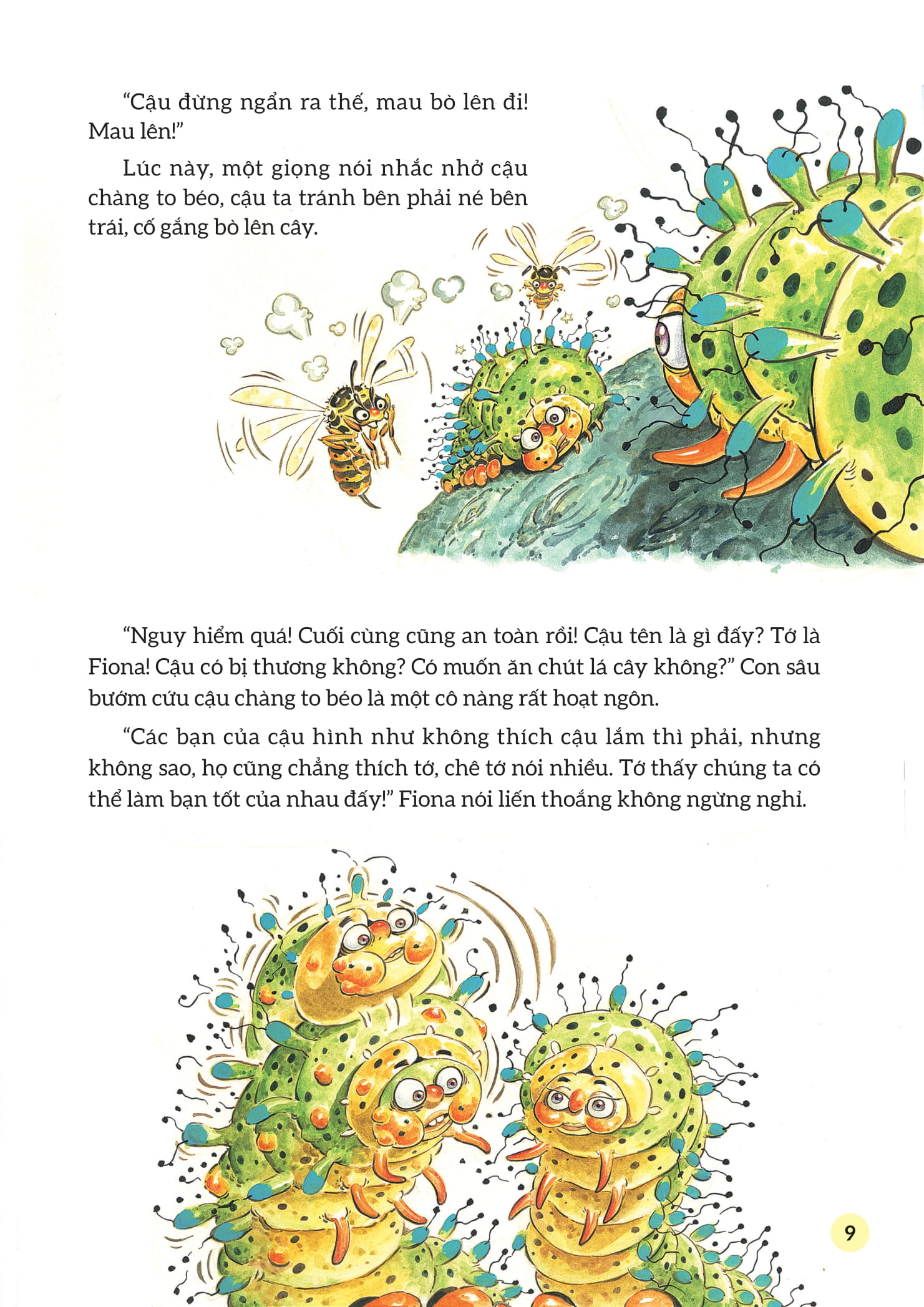 truyện tranh khoa học về các loài côn trùng - anh chàng kiên định - bướm đêm chim công khổng lồ - Ảnh 8