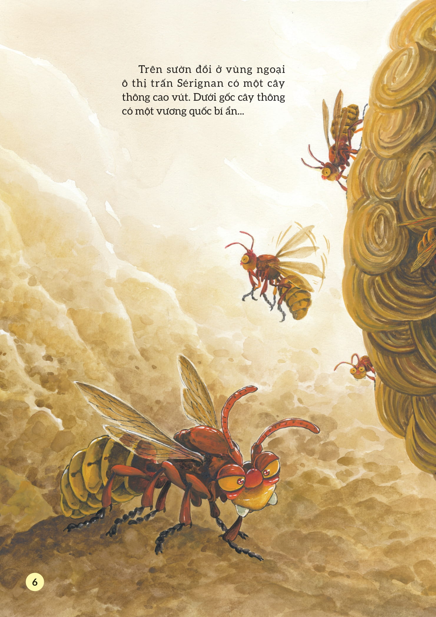 truyện tranh khoa học về các loài côn trùng - câu chuyện về bà villa nghiêm khắc - ong bắp cày - Ảnh 5