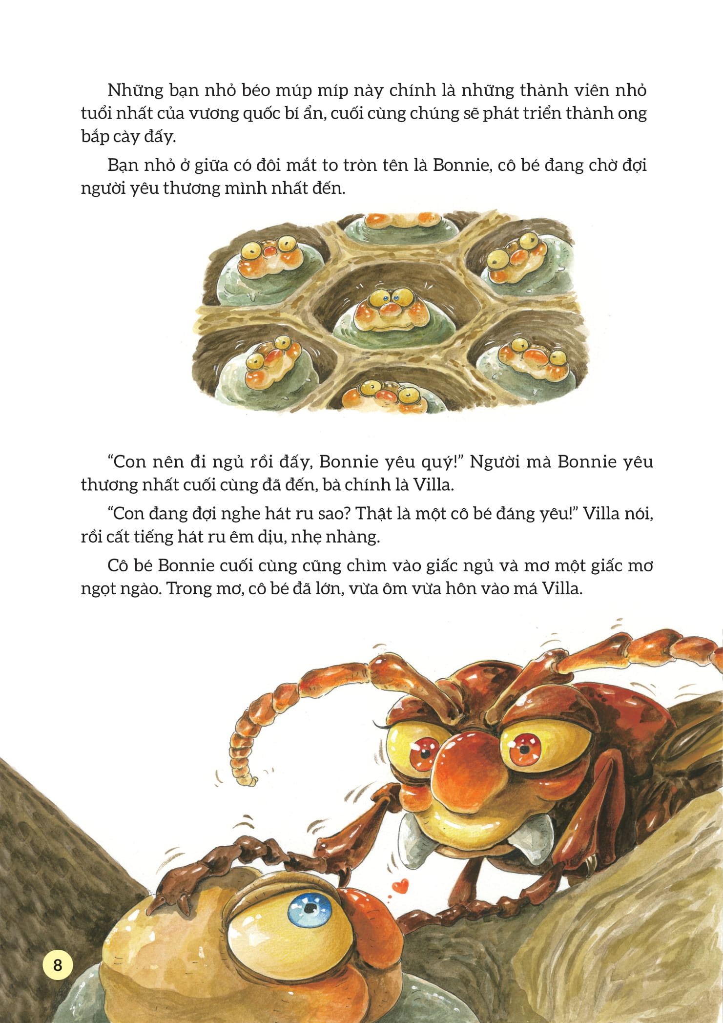 truyện tranh khoa học về các loài côn trùng - câu chuyện về bà villa nghiêm khắc - ong bắp cày - Ảnh 7