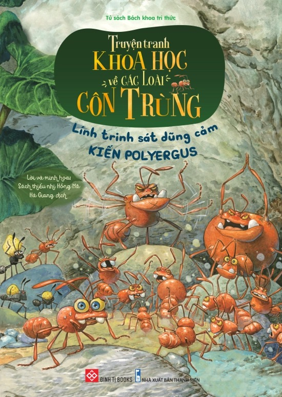 truyện tranh khoa học về các loài côn trùng - lính trinh sát dũng cảm - kiến polyergus - Ảnh 2