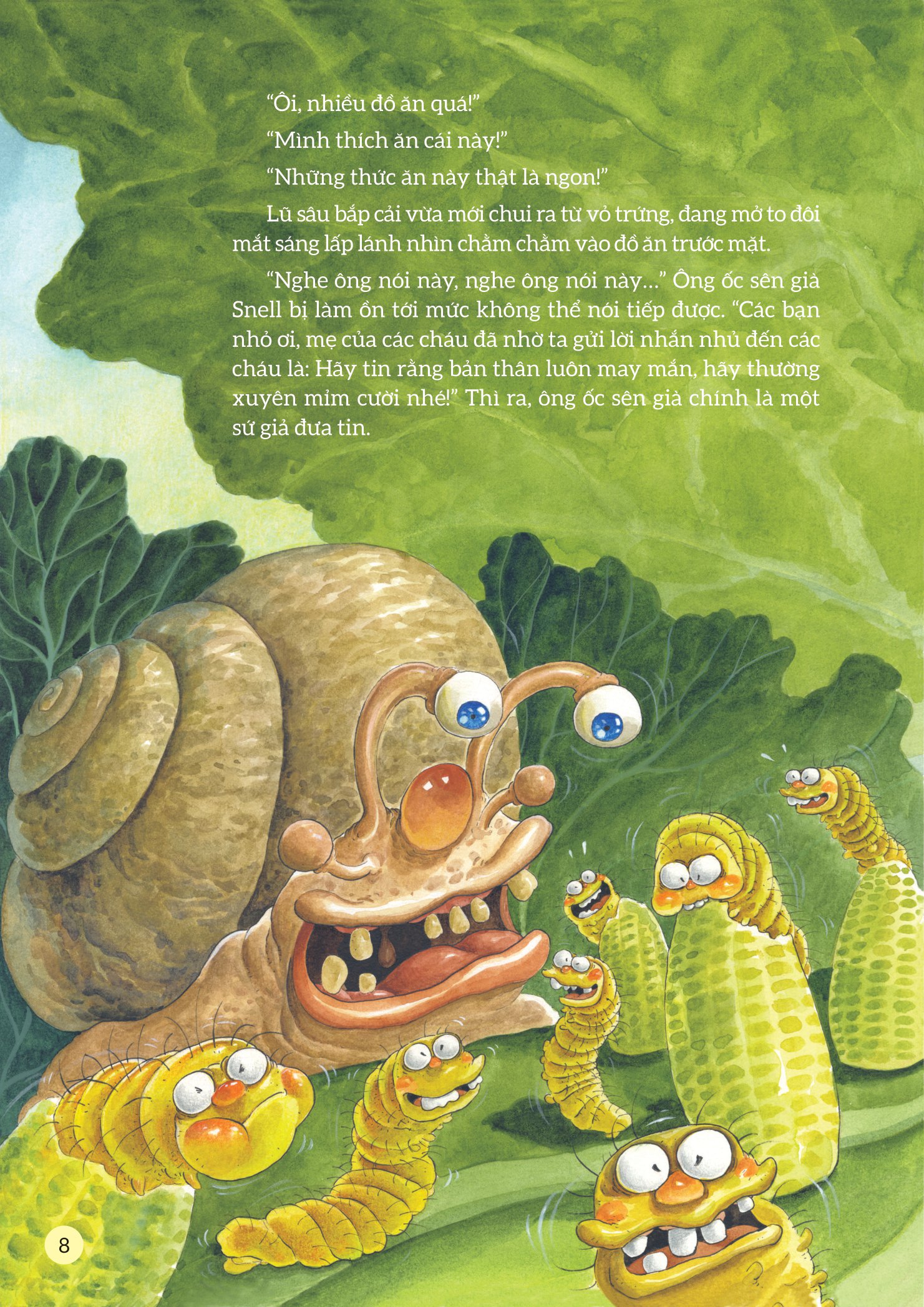 truyện tranh khoa học về các loài côn trùng - ngôi sao may mắn - sâu bắp cải - Ảnh 9