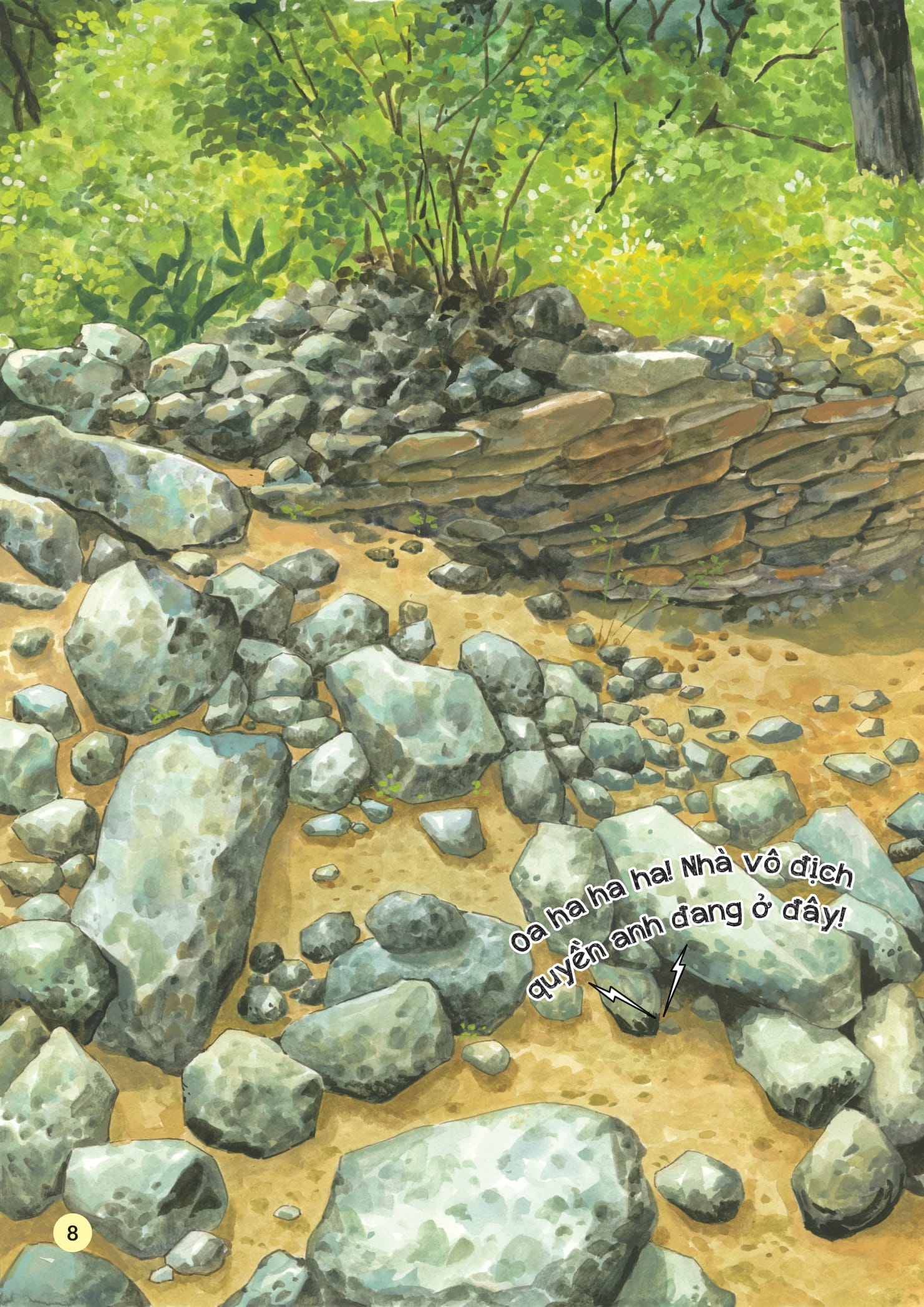 truyện tranh khoa học về các loài côn trùng - nhà vô địch quyền anh - bọ cạp vàng - Ảnh 7