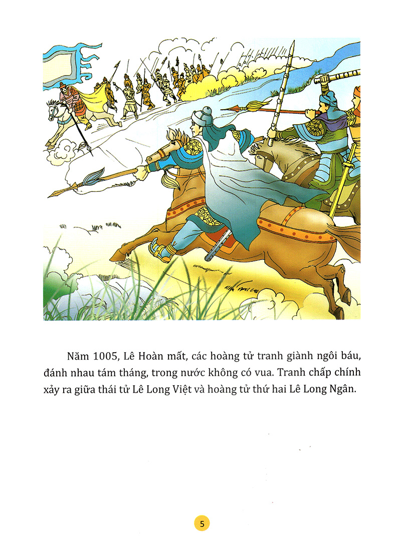 truyện tranh lịch sử việt nam - lý triều dựng thăng long, mở nghiệp (sách màu) - Ảnh 3