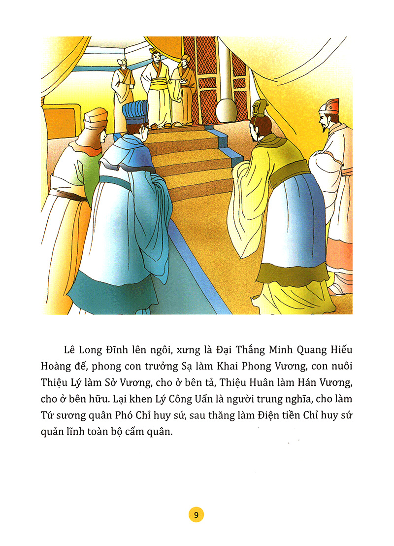 truyện tranh lịch sử việt nam - lý triều dựng thăng long, mở nghiệp (sách màu) - Ảnh 7