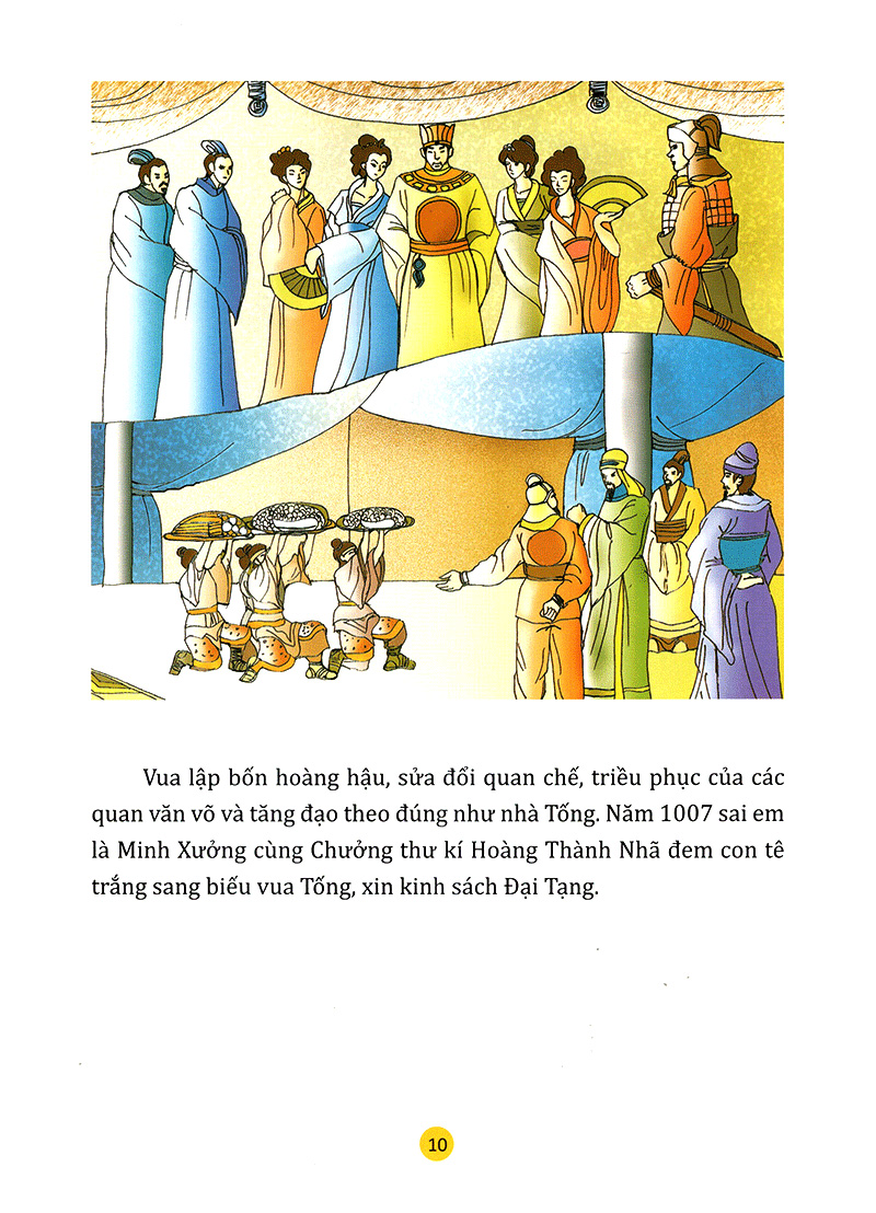 truyện tranh lịch sử việt nam - lý triều dựng thăng long, mở nghiệp (sách màu) - Ảnh 8