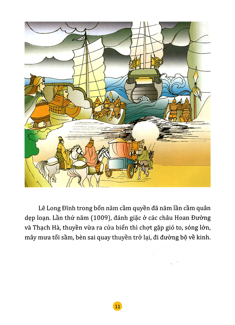 truyện tranh lịch sử việt nam - lý triều dựng thăng long, mở nghiệp (sách màu) - Ảnh 9