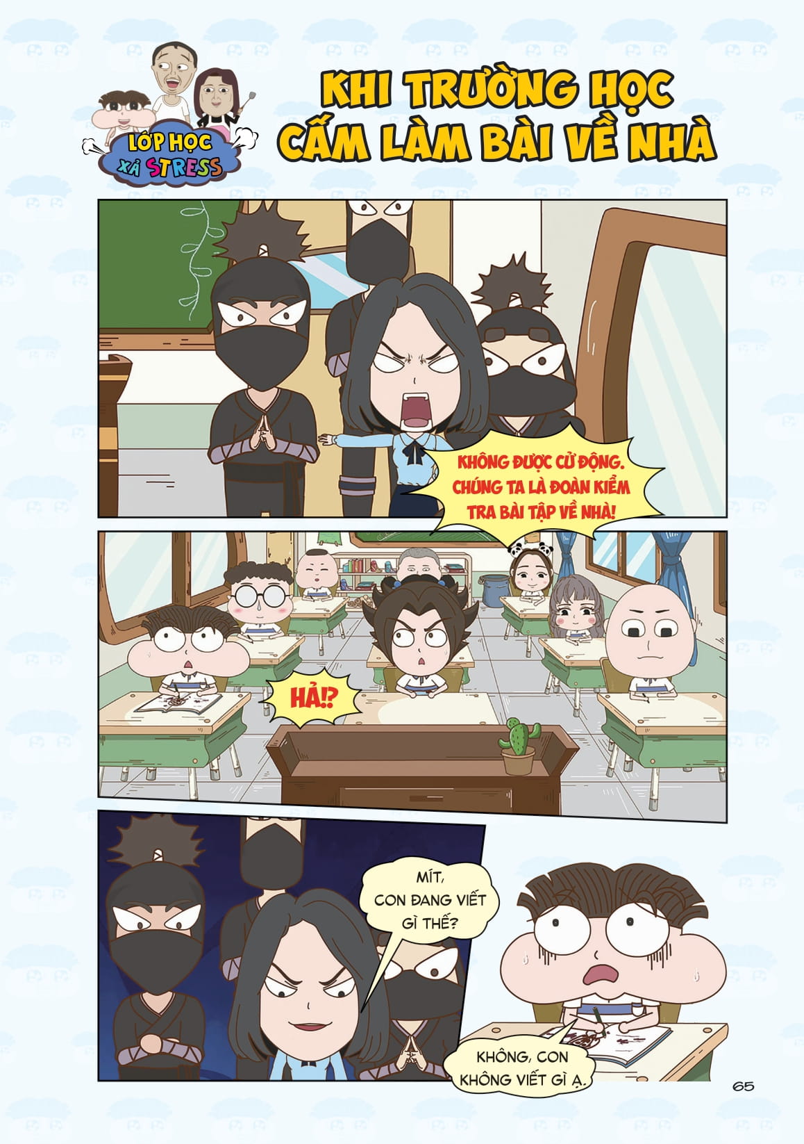 Truyen Tranh Lop Hoc Xa Stress - Buoi Hop Phu Huynh Bat Thuong - Ảnh 22