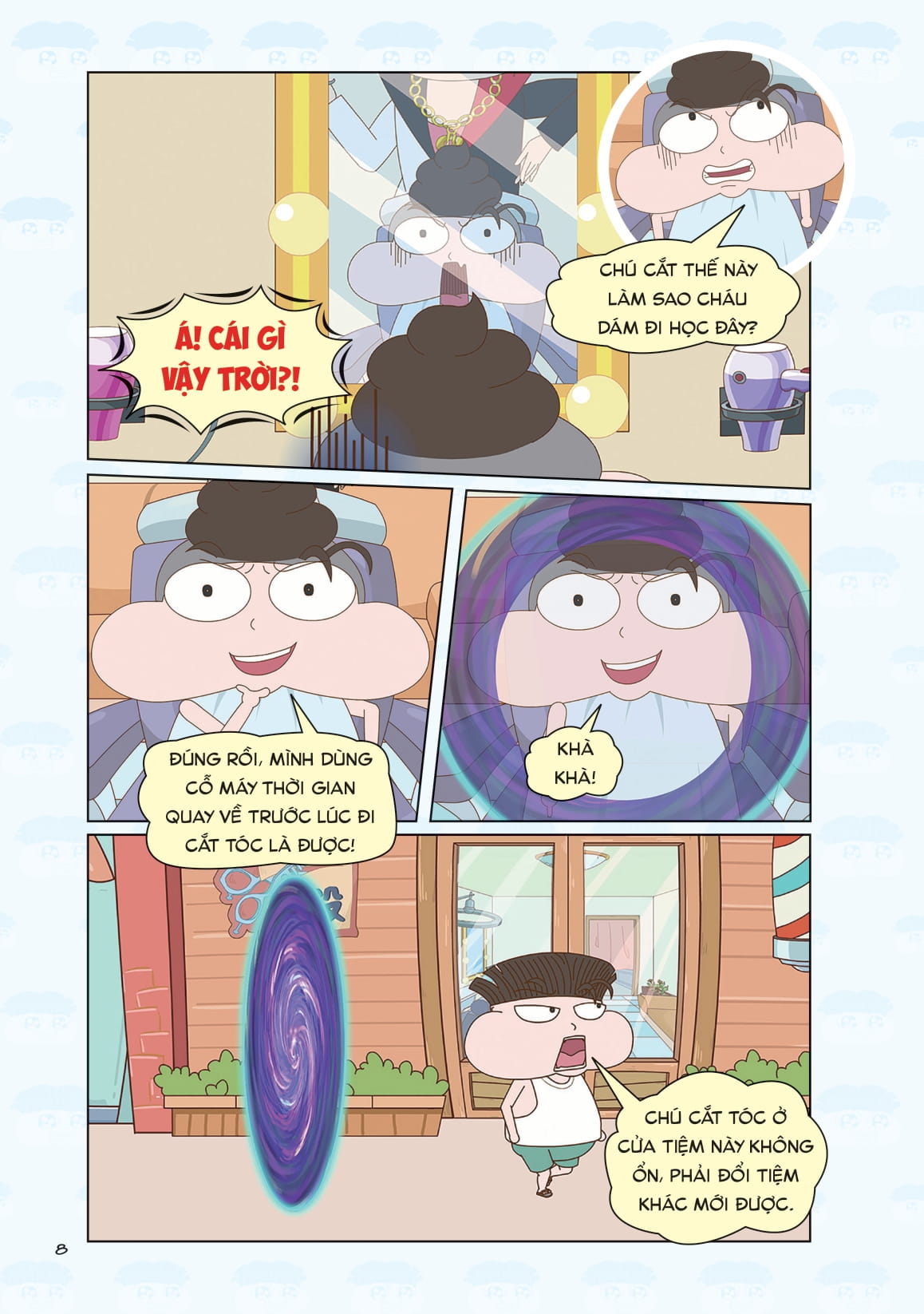 truyện tranh lớp học xả stress - cánh cổng xuyên không gian - Ảnh 7