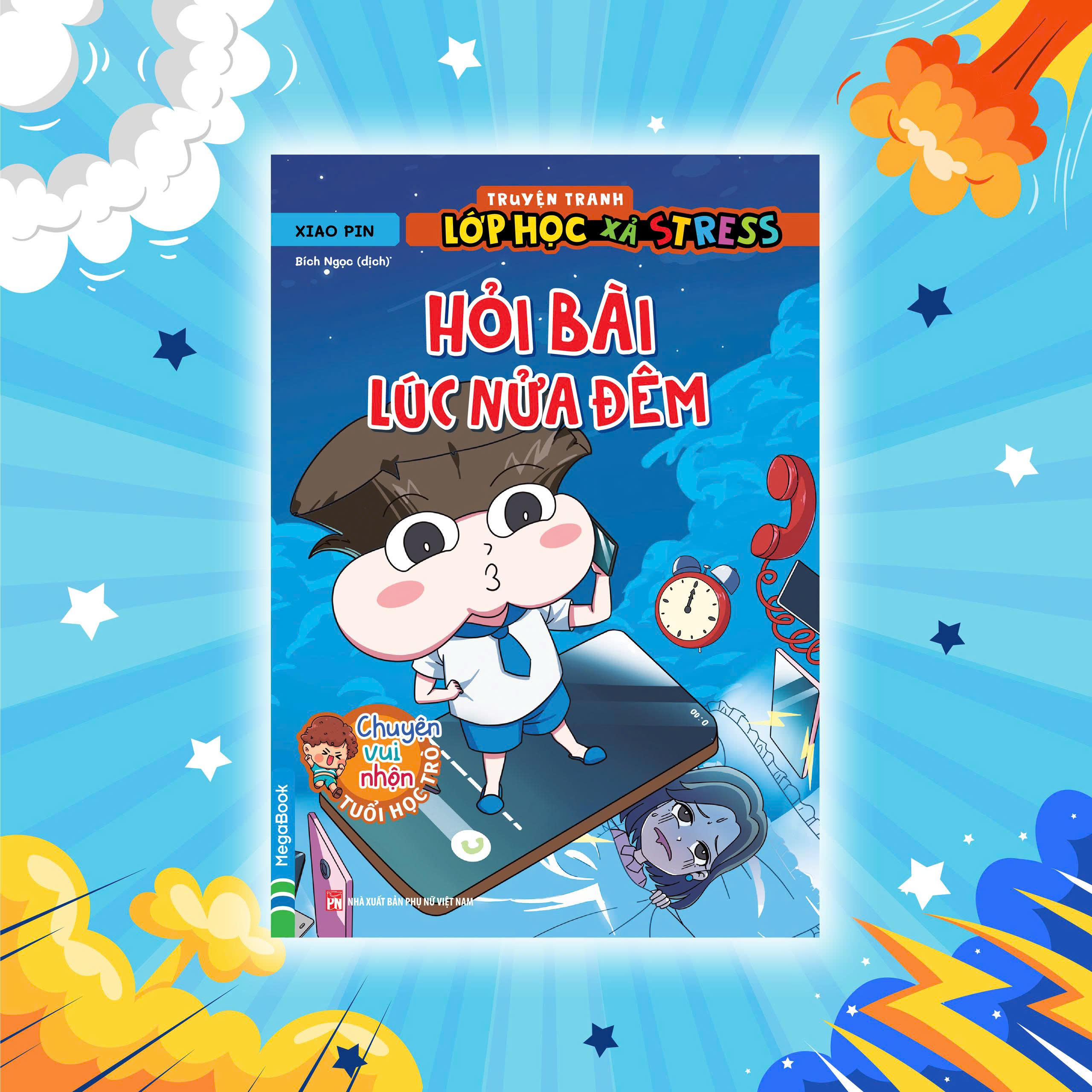 Truyện Tranh Lớp Học Xả Stress - Hỏi Bài Lúc Nửa Đêm - Ảnh 3