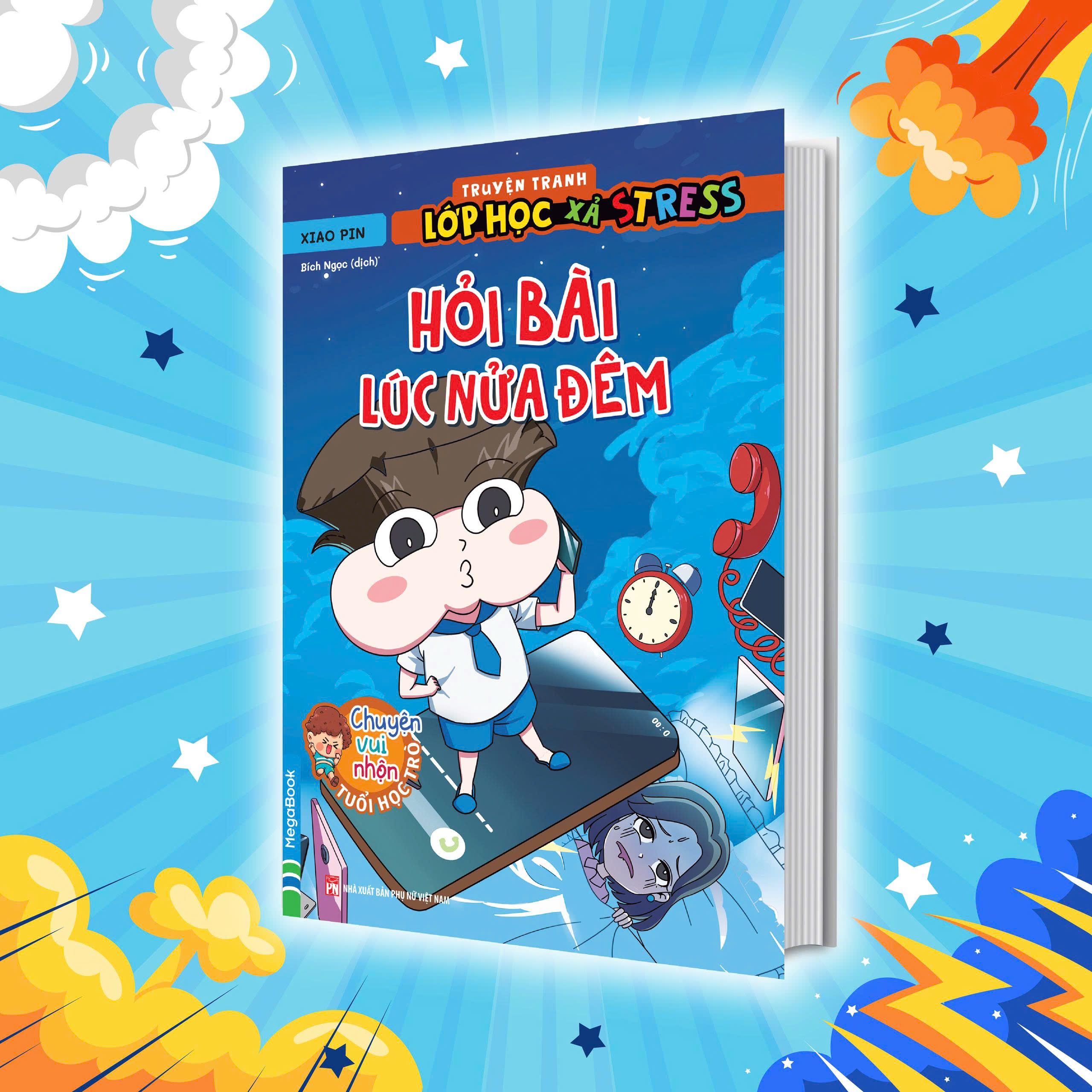Truyện Tranh Lớp Học Xả Stress - Hỏi Bài Lúc Nửa Đêm - Ảnh 4