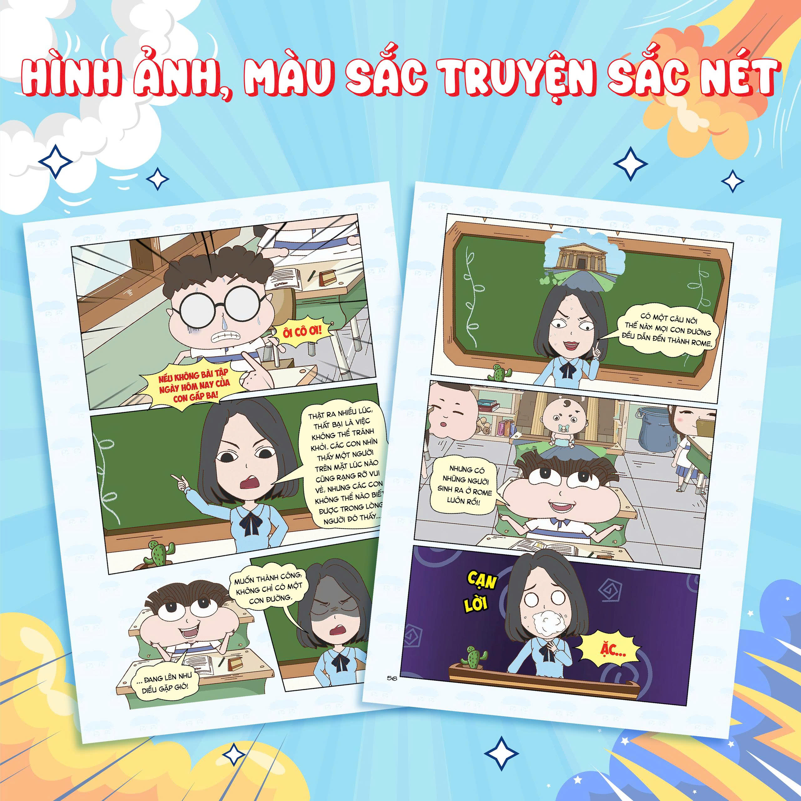 Truyện Tranh Lớp Học Xả Stress - Hỏi Bài Lúc Nửa Đêm - Ảnh 8