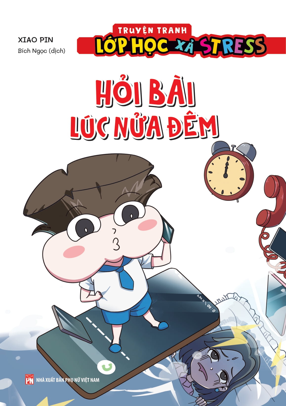 Truyện Tranh Lớp Học Xả Stress - Hỏi Bài Lúc Nửa Đêm - Ảnh 9