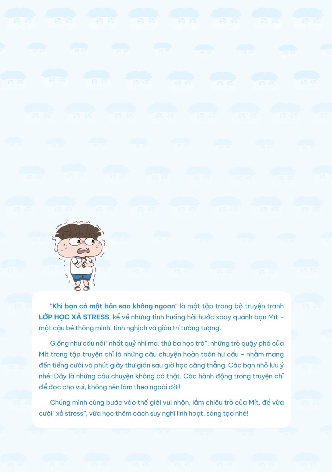 Truyện Tranh Lớp Học Xả Stress - Khi Bạn Có Một Bản Sao Không Ngoan - Ảnh 13