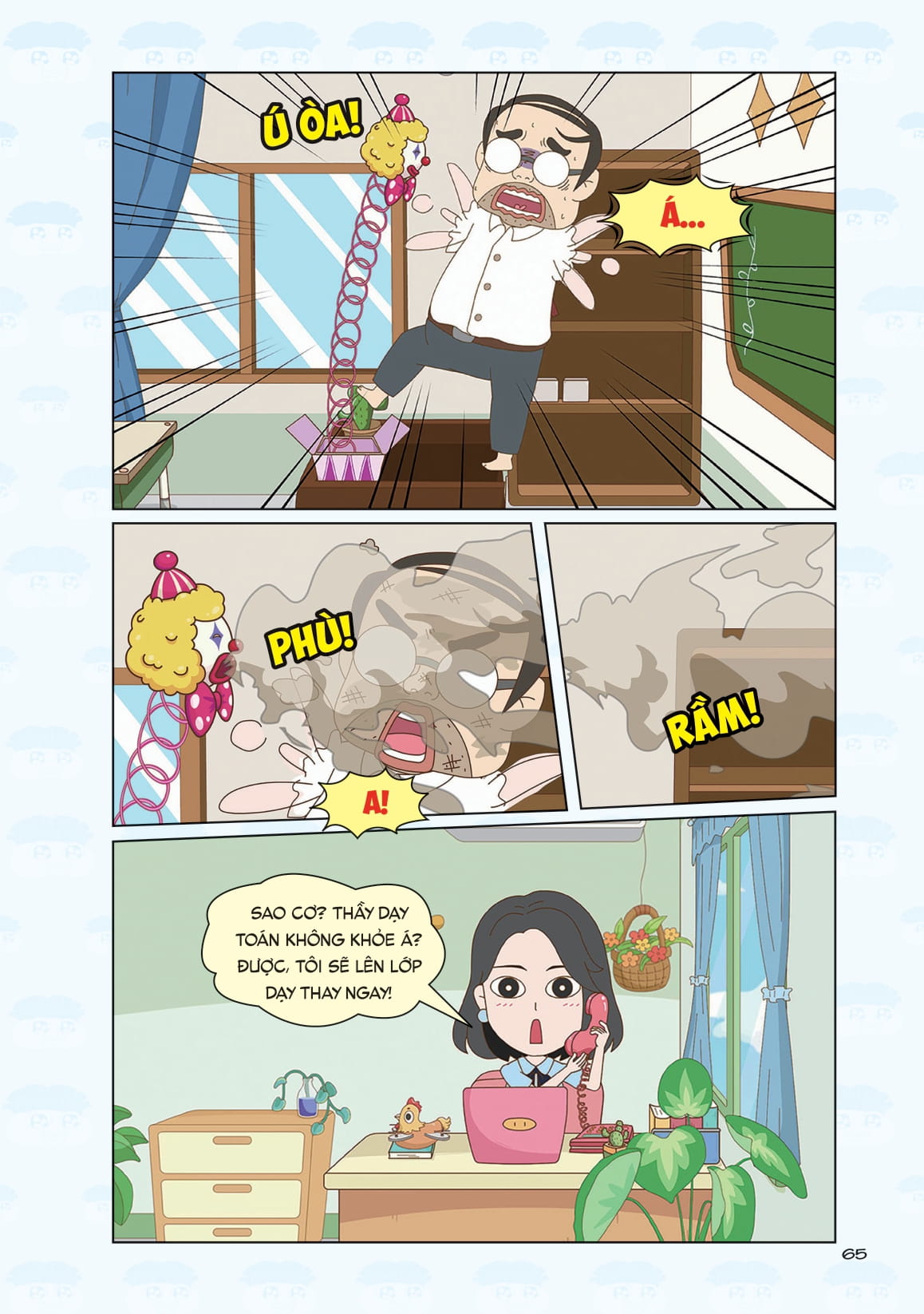 Truyện Tranh Lớp Học Xả Stress - Khi Bạn Có Một Bản Sao Không Ngoan - Ảnh 21