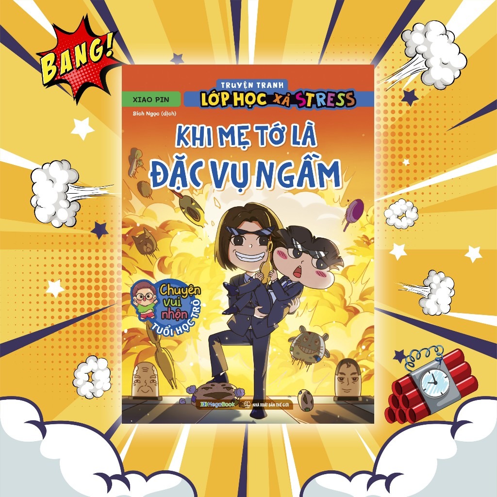 truyện tranh lớp học xả stress - khi mẹ tớ là đặc vụ ngầm - Ảnh 2