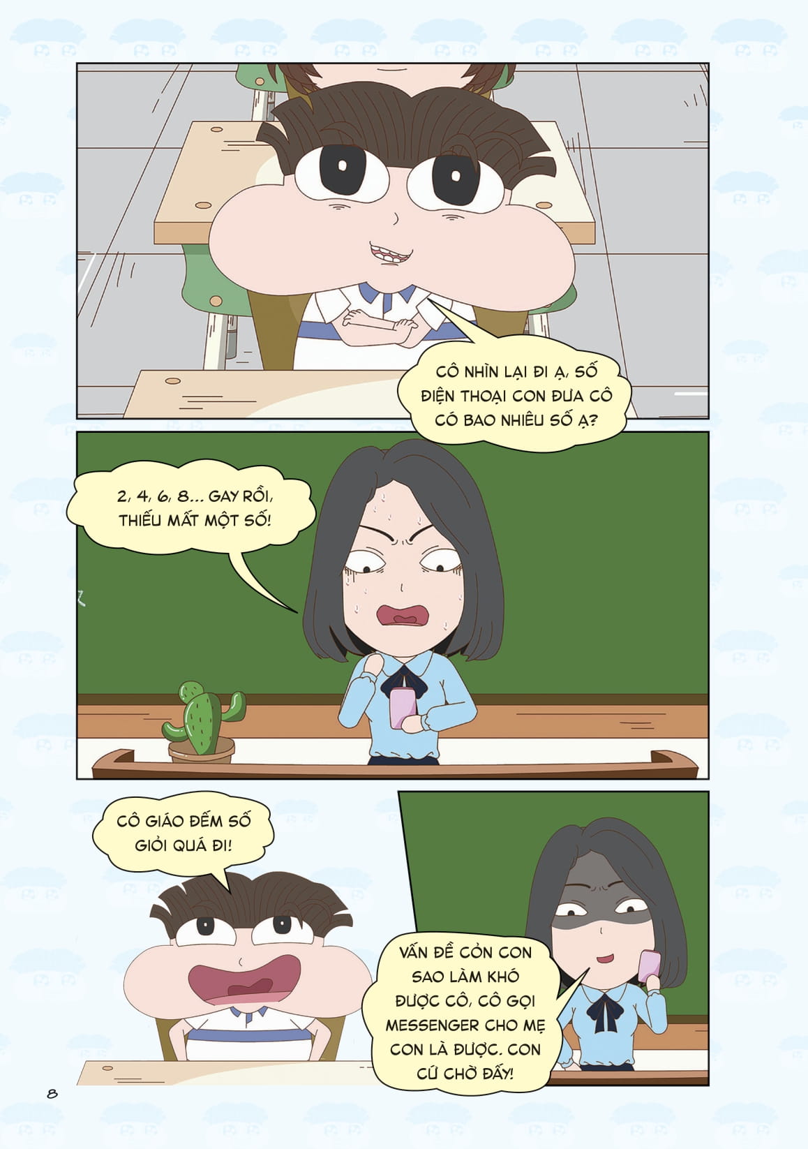 truyện tranh lớp học xả stress - khi mẹ tớ là đặc vụ ngầm - Ảnh 8
