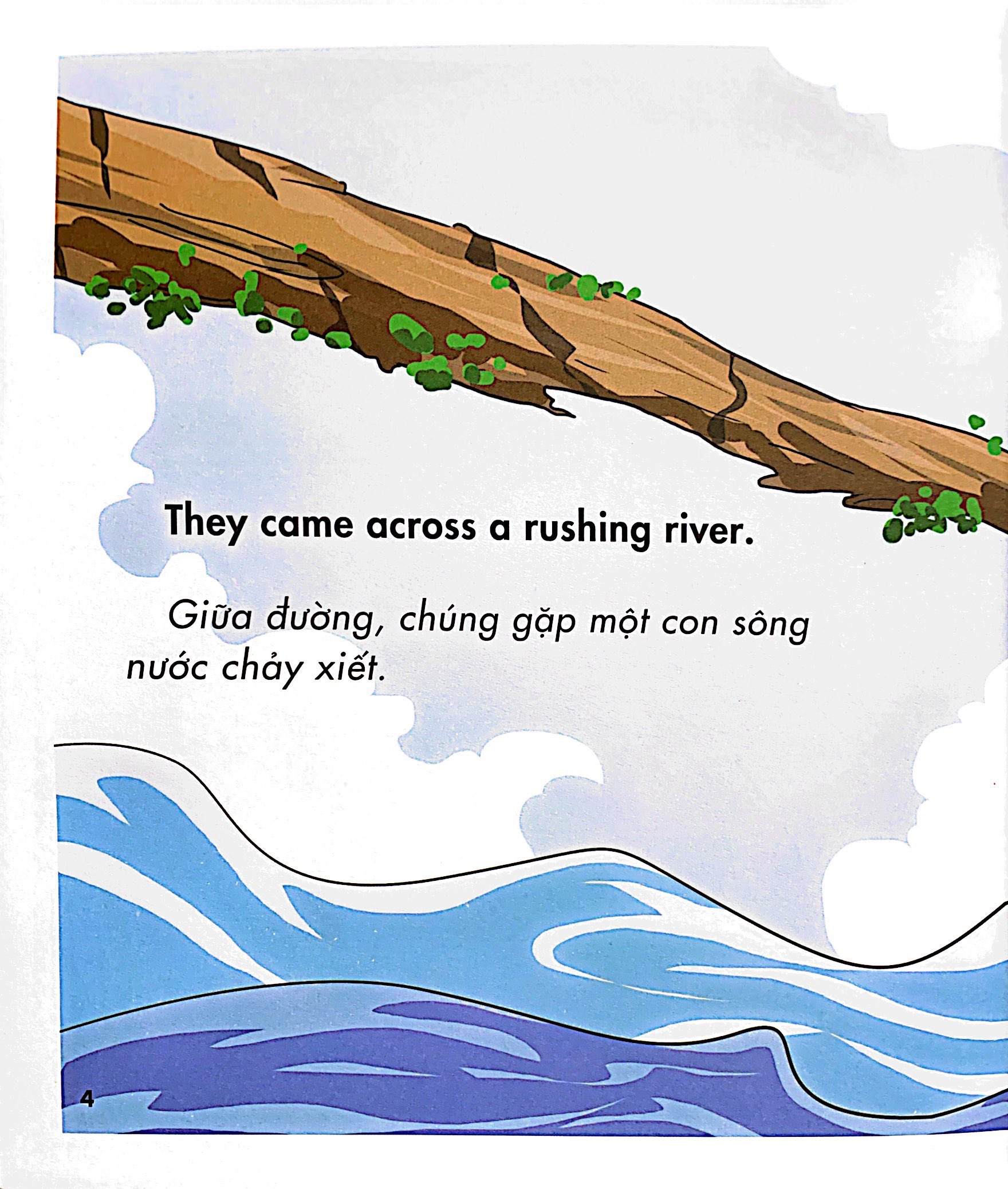 truyện tranh ngụ ngôn dành cho thiếu nhi song ngữ anh-việt - những người bạn đường - Ảnh 5