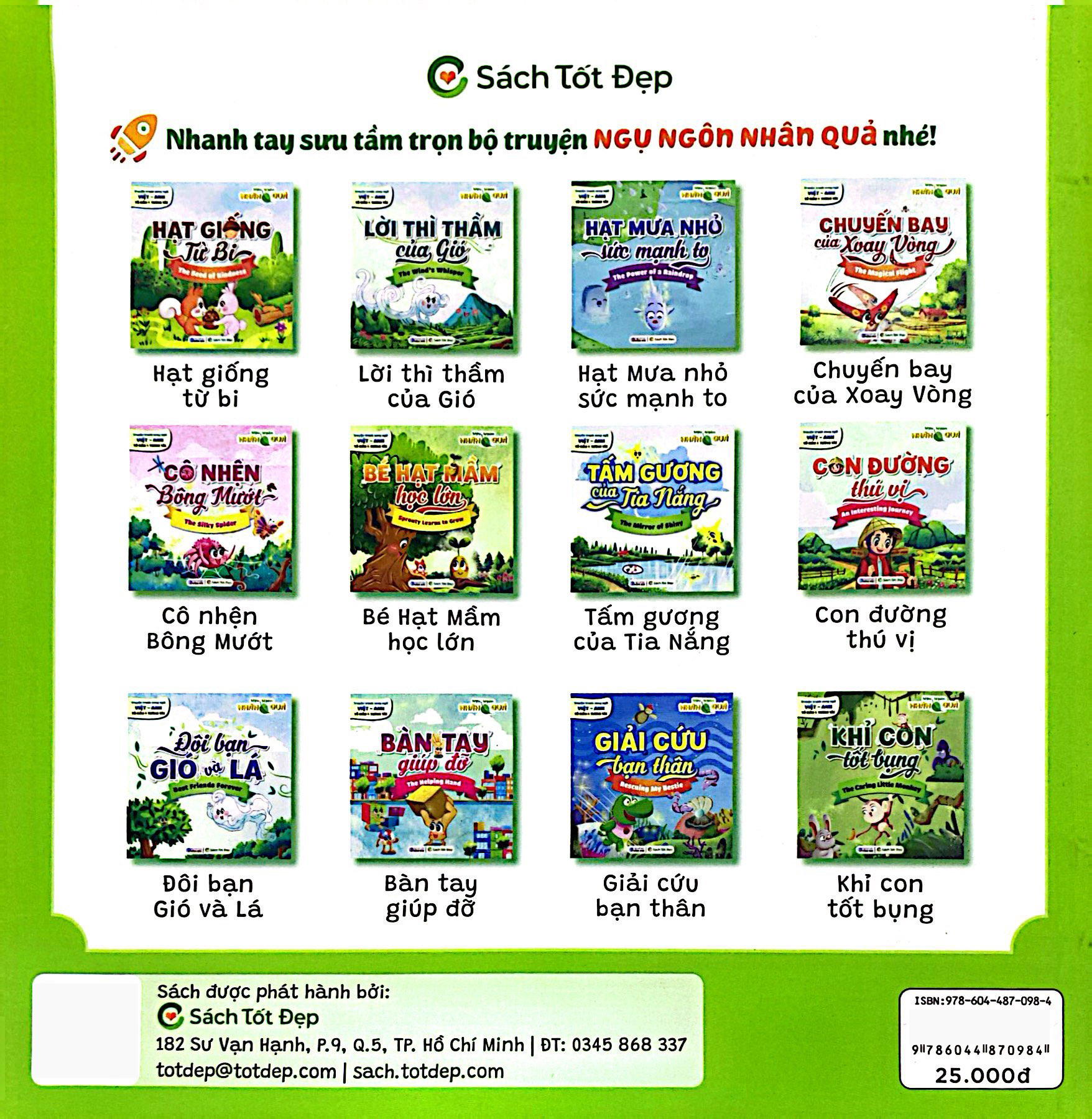 truyện tranh song ngữ anh-việt - tô màu tương tác - ngụ ngôn nhân quả - hạt giống từ bi - Ảnh 7