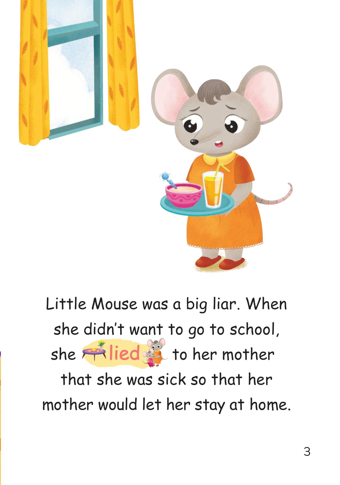 truyện tranh song ngữ việt-anh cho bé - bé ngoan không nói dối - good children do not lie - Ảnh 4