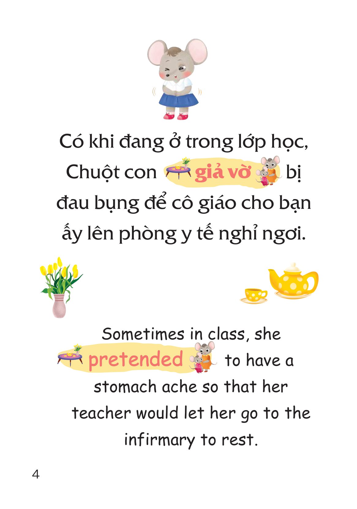 truyện tranh song ngữ việt-anh cho bé - bé ngoan không nói dối - good children do not lie - Ảnh 5