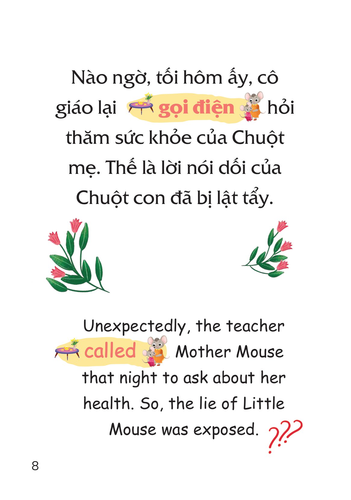 truyện tranh song ngữ việt-anh cho bé - bé ngoan không nói dối - good children do not lie - Ảnh 9