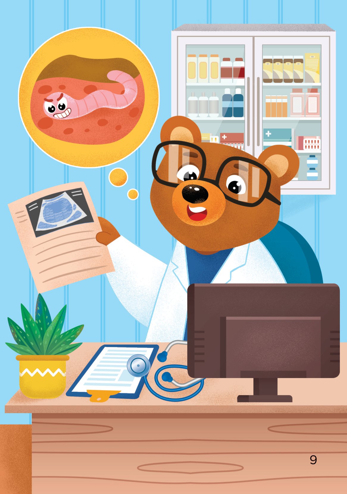 truyện tranh song ngữ việt-anh cho bé - cắn móng tay là xấu lắm đấy! - biting your nails is a bad habit - Ảnh 10