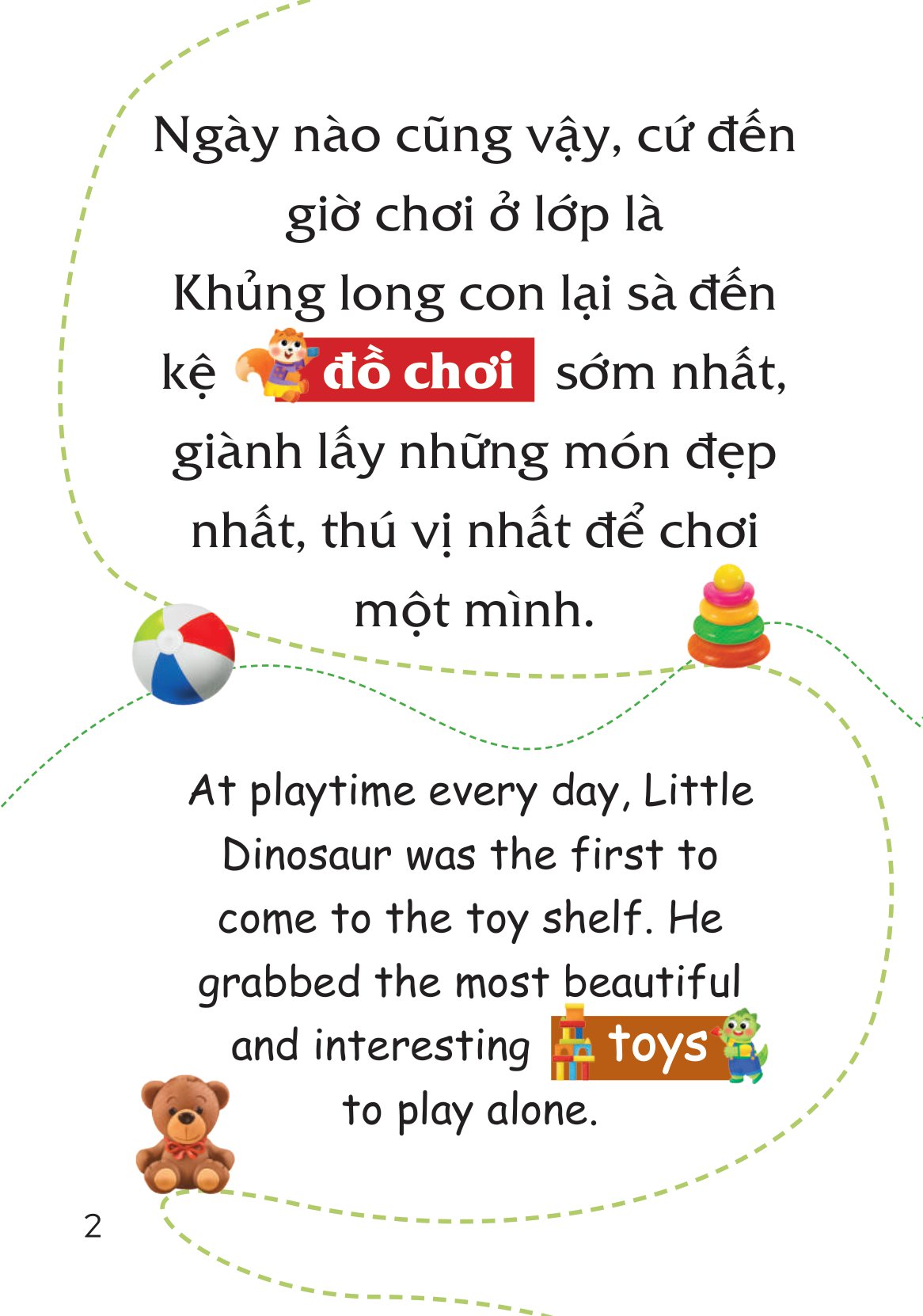 truyện tranh song ngữ việt-anh cho bé - chân thành chia sẻ, vui vẻ bên nhau - when you share, you have great joy - Ảnh 3